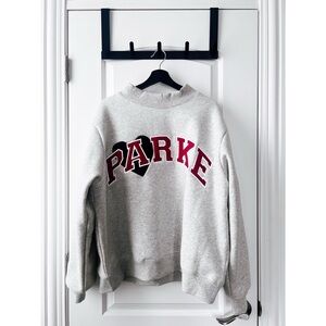 Sold - PARKE Valentine’s Day Jean Heart Mockneck L/XL